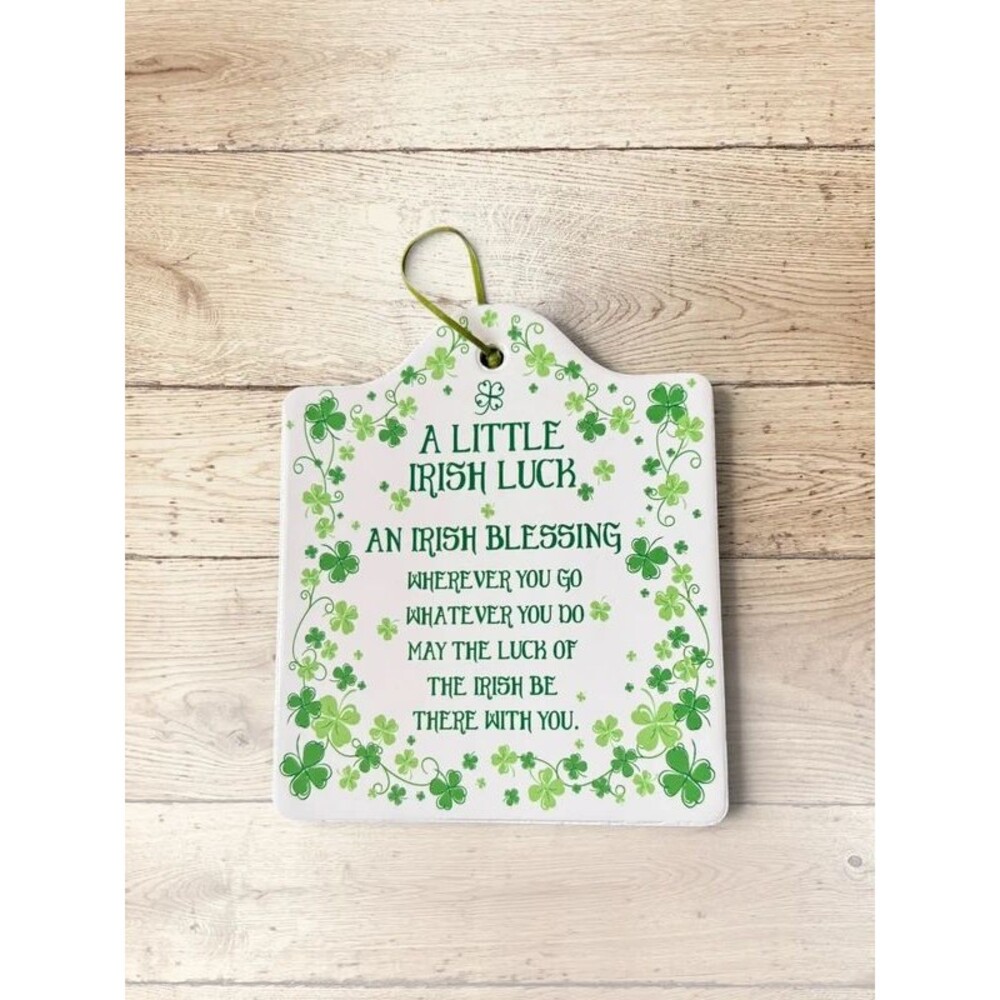 A Little Irish Luck Hot Plate Stand Decirative Gift